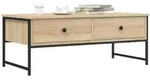 Couchtisch Sonoma-eiche 101x49x39,5 Cm Holzwerkstoff Vidaxl