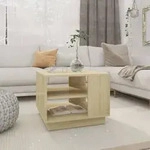 Couchtisch Sonoma-eiche 55x55x43 Cm Holzwerkstoff Vidaxl