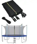 Costway - 366cm Trampolin Sicherheitsnetz F&uuml;r Gartentrampoline, Ersatznetz