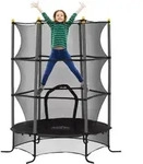 Homcom - Kindertrampolin &Oslash;163 Cm, Trampolin Mit Sicherheitsnetz, Randabdeckung,
