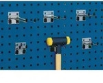 Bott - Doppelhaken Tiefe 25 Mm Verzinkt &Oslash; 6 Mm Passend F&uuml;r Lochplatten
