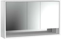 Loft Lichtspiegelschrank Mit Unterfach, 1600mm, 3 T&uuml;ren, - Emco
