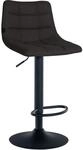 Barhocker Jerry Stoff Schwarz Schwarz