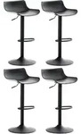 Clp - 4er Set Barhocker Aveiro Schwarz