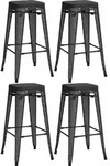 Clp - 4er Set Barhocker Fletcher Schwarz