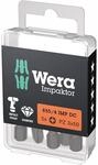 Wera Bit Impaktor 1/4 Din 3126 E6,3 Pz3x50mm 5er Pack