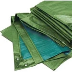 Abdeckplane Rainexo, 150 G/m2, 2x3 M, Gr&uuml;n/blau
