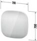 Duravit - Zencha Led Spiegel 50x700x700mm, Mit Spiegelheizung, App