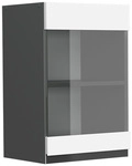 K&uuml;chenglasschrank R-line, Wei&szlig;, 40 Cm J-shape Vicco