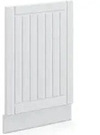 Frontblende Fame-line, Wei&szlig; Landhaus, 45 Cm Ohne Arbeitsplatte Vicco