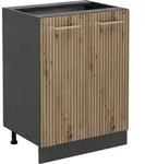 Vicco - K&uuml;chenunterschrank R-line, Artisan-eiche, 60 Cm Ohne Arbeitsplatte