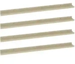 Wandregale 4 Stk. Sonoma-eiche 100x9x3 Cm Vidaxl