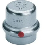 Viega - Prestabo Verschlusskappe 643614 28 Mm, Stahl Unlegiert, Verzinkt, Sc-contur