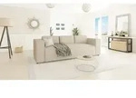 Modernes Sofa 3 Sitzer Porto Aus Beige Cord