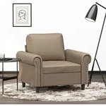 Sessel Cappuccino-braun 60 Cm Kunstleder Vidaxl