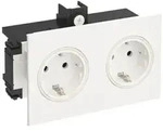 Rehau Signa In Doppelte Steckdose Wei&szlig; 16 A 250 V