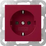 Gira Steckdose Schuko 4455108 System 55 Rot
