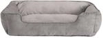 Lionto - 2-in-1 Hundebett Hundekissen Hundek&ouml;rbchen Hundesofa Gr&ouml;&szlig;e L 110x80 Cm