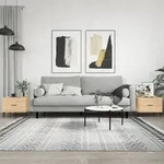 Vidaxl - Couchtische 2 Stk. Sonoma-eiche 50x50x40 Cm Holzwerkstoff