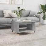 Couchtisch Grau Sonoma 60x50x40 Cm Holzwerkstoff Vidaxl