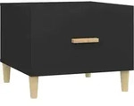 Couchtisch Schwarz 50x50x40 Cm Holzwerkstoff Vidaxl