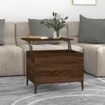 Couchtisch Braun Eichen-optik 60x44,5x45 Cm Holzwerkstoff Vidaxl