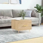 Couchtisch Sonoma-eiche 50x50x40 Cm Holzwerkstoff Vidaxl