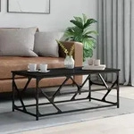 Couchtisch Schwarz 100x50x40 Cm Holzwerkstoff Vidaxl