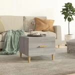 Couchtisch Grau Sonoma 50x50x40 Cm Holzwerkstoff Vidaxl