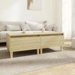 Vidaxl - Beistelltische 2 Stk. Sonoma-eiche 50x46x35 Cm Holzwerkstoff