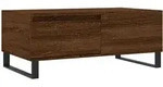 Couchtisch Braun Eichen-optik 90x50x36,5 Cm Holzwerkstoff Vidaxl