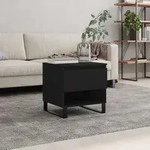 Couchtisch Schwarz 50x46x50 Cm Holzwerkstoff Vidaxl