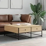 Vidaxl - Couchtisch Sonoma-eiche 100x99x40 Cm Holzwerkstoff