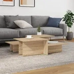 Couchtische 2 Stk. Sonoma-eiche Holzwerkstoff - Vidaxl