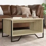 Couchtisch Sonoma-eiche 75x51x40 Cm Holzwerkstoff Vidaxl