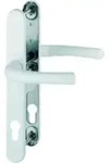 Hoppe - Profilt&uuml;rgarnitur T&ocirc;ky&ocirc; 1710rh/3346 Aluminium F9016 Pz F&uuml;r T&uuml;rst&auml;rke