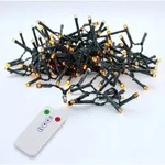 Spetebo - Weihnachtsbaum Lichterkette 200 Led - 20m - Fernbedienung 8 Funktionen -
