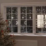 Lichterketten Stern Und Mond Fernbedienung 138 Leds Kaltwei&szlig; Vidaxl