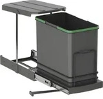 Recycle-k&uuml;chenrecyclingbeh&auml;lter, 24 L, Bodenbefestigung Und