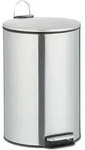 Relaxdays - Treteimer 12 Liter, Edelstahl, Abfalleimer Mit Inneneimer,