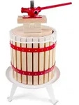 Obstpresse, Weinpresse, Apfelpresse - Korb Aus Holz 12 L