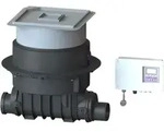 Kessel - Pumpfix F R&uuml;ckstaupumpenanlage 24100x Dn 100, L/h 642/394 Mm,