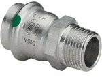 Sola - Viega Sanpress Inox &Uuml;bergangsst&uuml;ck 436483 22mmxr 1/2, Stahl Nichtrostend,