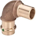 Viega - Bogen 90 Grad Mit Sc Sanpress 2216.1 In 35mm Siliziumbronze