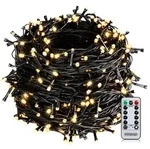 Lichterkette Au&szlig;en 200x 400x 600x Led Mit Fernbedienung Timer 8 Leuchtmodi Dimmbar