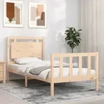 Massivholzbett Ohne Matratze 100x200 Cm Kiefernholz Vidaxl