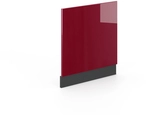 Frontblende Fame-line, Bordeaux Hochglanz, 60 Cm Ohne Arbeitsplatte Vicco