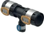 Geberit - Flowfit T-st&uuml;ck Reduziert, D 50mm, D1 40mm, D2 50mm, Werkstoff Ppsu