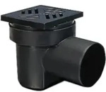 Alternative Haustechnik - Kessel Kellerablauf 36501 Dn 100, Schlitzrost, Kunststoff,