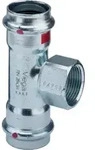 Viega - Prestabo T-st&uuml;ck 558925 28 Mm X Rp 3/4 X 28 Mm, Stahl Unlegiert, Sc-contur,